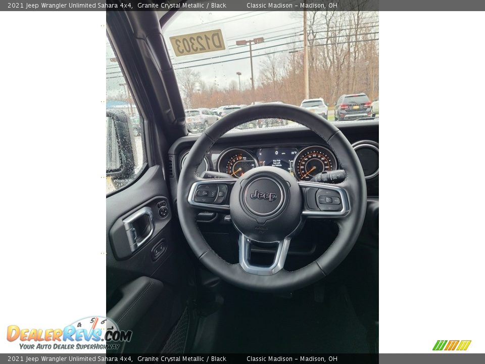 2021 Jeep Wrangler Unlimited Sahara 4x4 Steering Wheel Photo #5