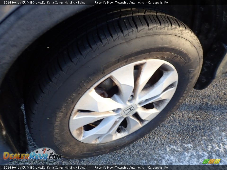 2014 Honda CR-V EX-L AWD Kona Coffee Metallic / Beige Photo #2