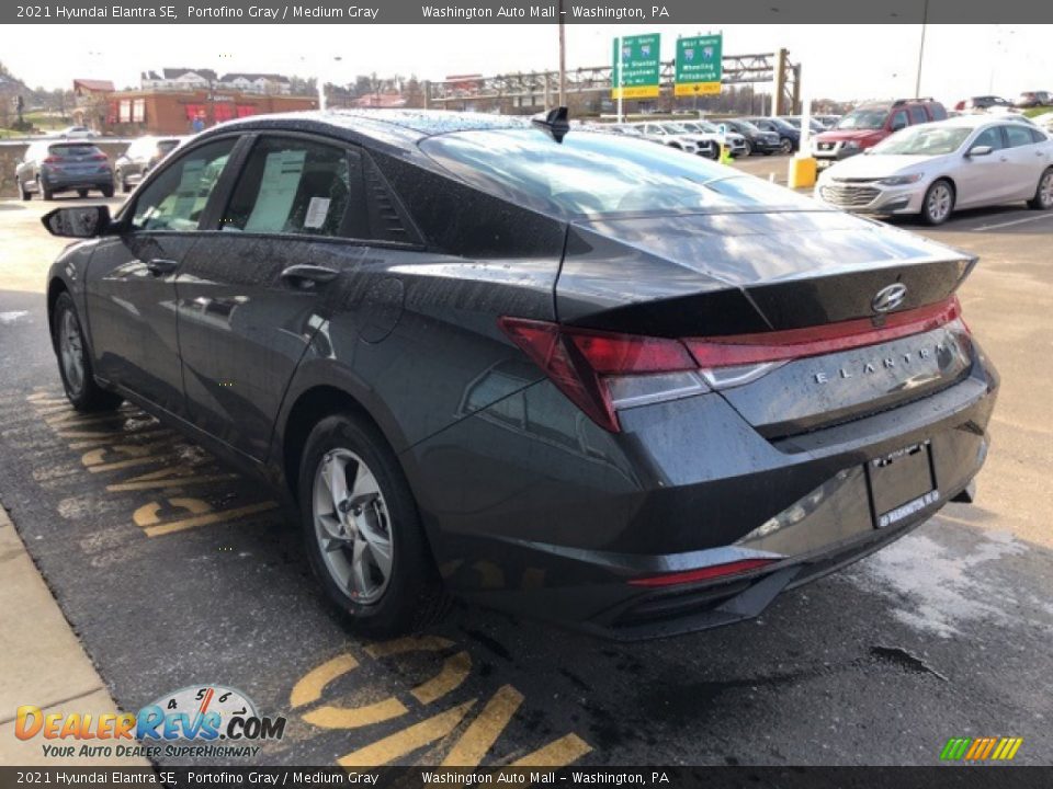 2021 Hyundai Elantra SE Portofino Gray / Medium Gray Photo #3