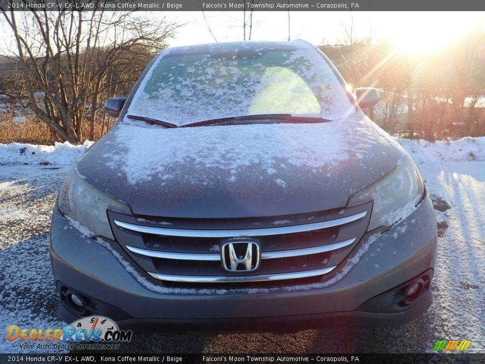 2014 Honda CR-V EX-L AWD Kona Coffee Metallic / Beige Photo #3