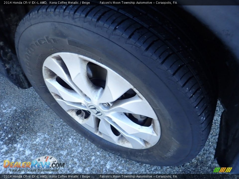 2014 Honda CR-V EX-L AWD Kona Coffee Metallic / Beige Photo #5