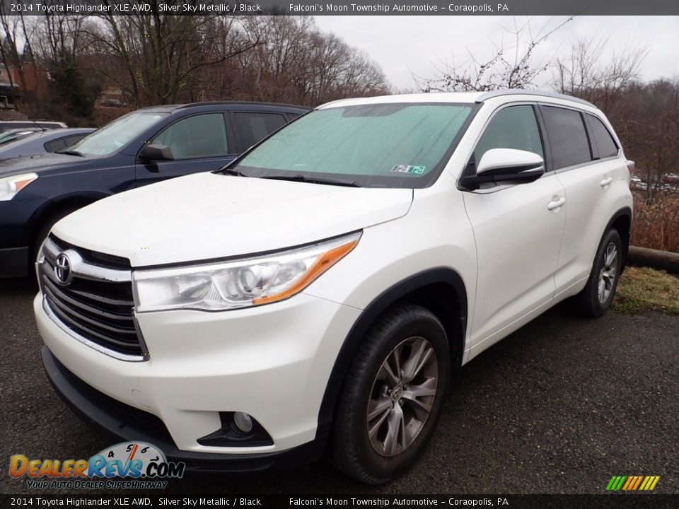 2014 Toyota Highlander XLE AWD Silver Sky Metallic / Black Photo #1