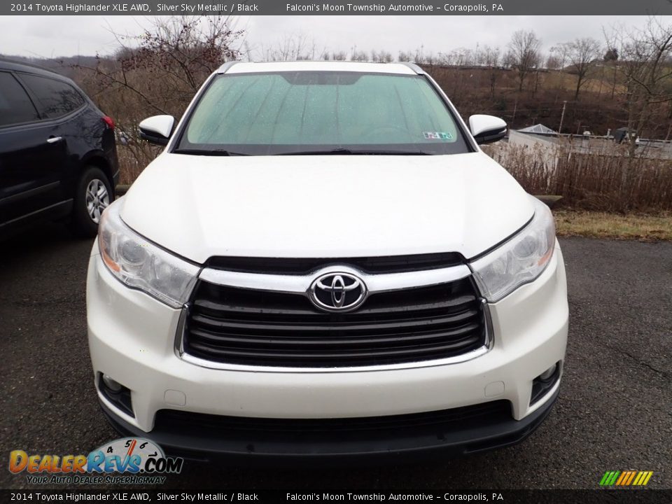 2014 Toyota Highlander XLE AWD Silver Sky Metallic / Black Photo #3