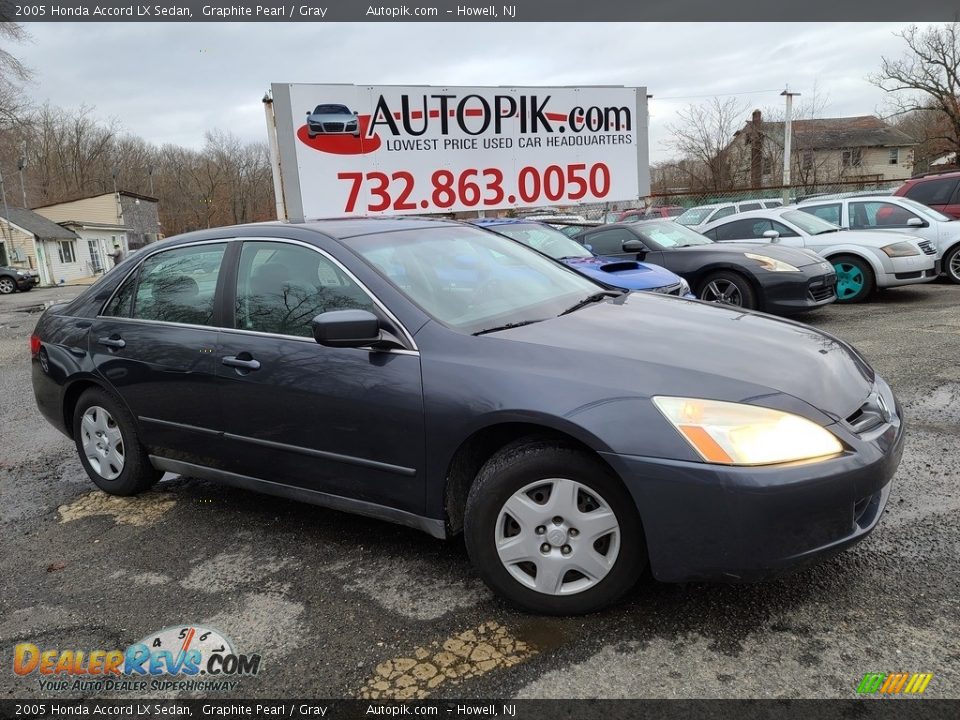 2005 Honda Accord LX Sedan Graphite Pearl / Gray Photo #1