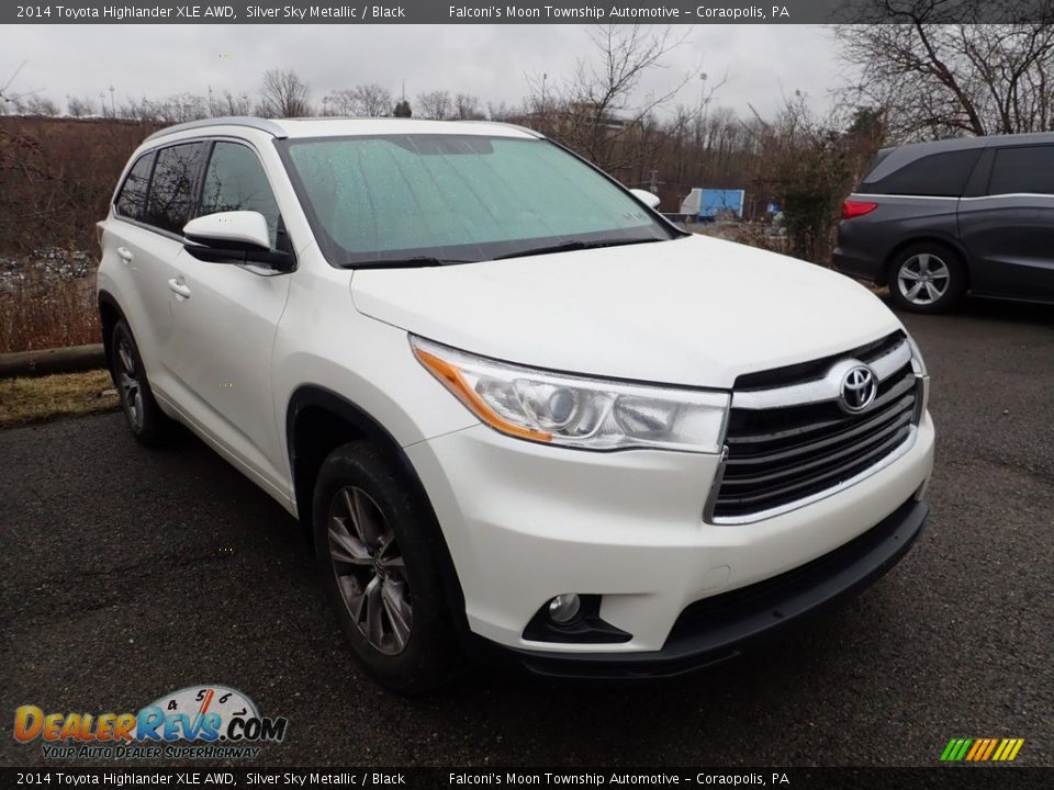 2014 Toyota Highlander XLE AWD Silver Sky Metallic / Black Photo #4