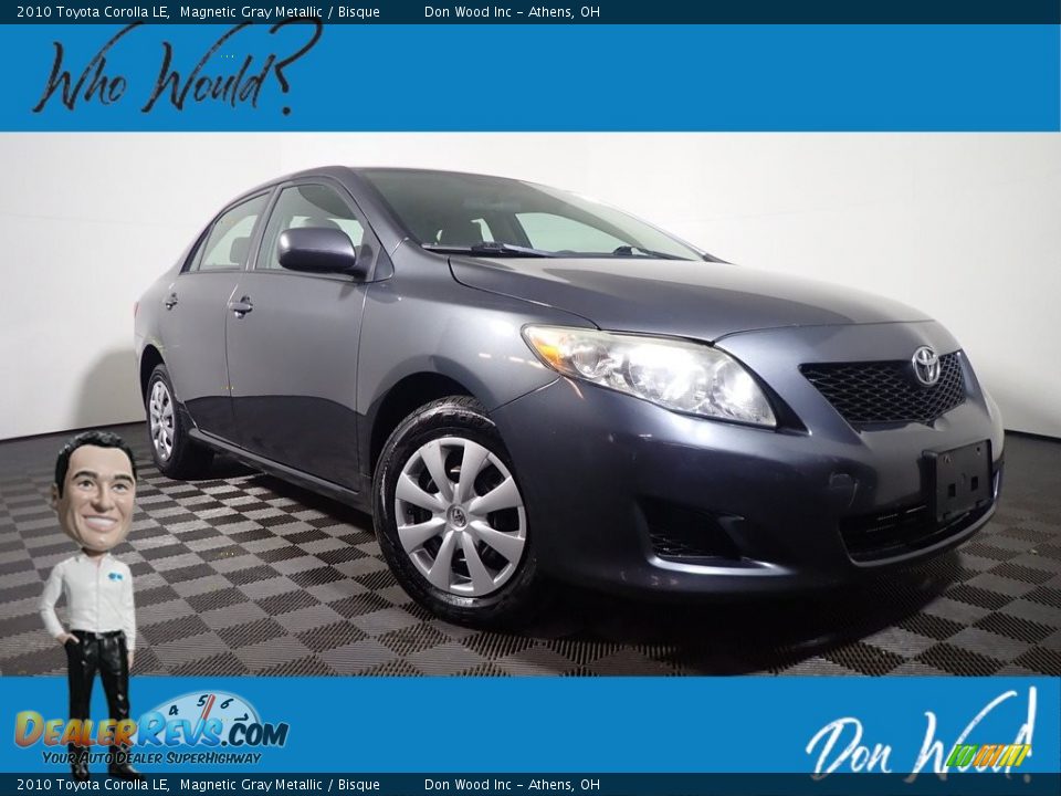 2010 Toyota Corolla LE Magnetic Gray Metallic / Bisque Photo #1