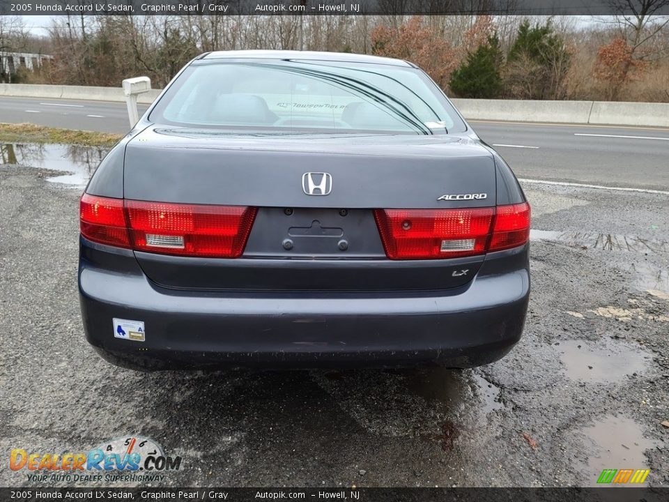 2005 Honda Accord LX Sedan Graphite Pearl / Gray Photo #5