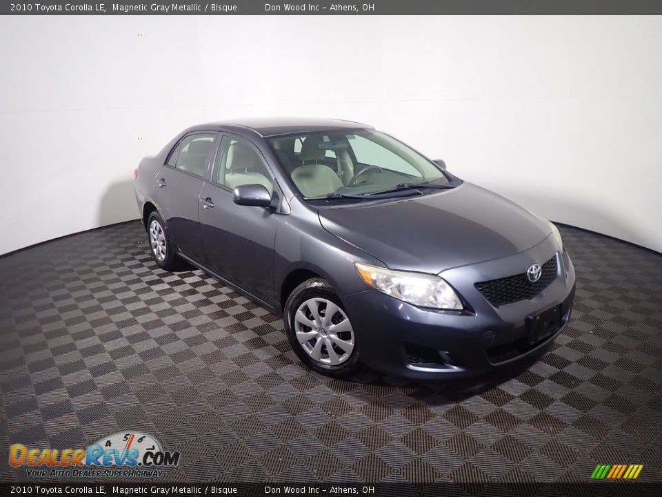 2010 Toyota Corolla LE Magnetic Gray Metallic / Bisque Photo #2