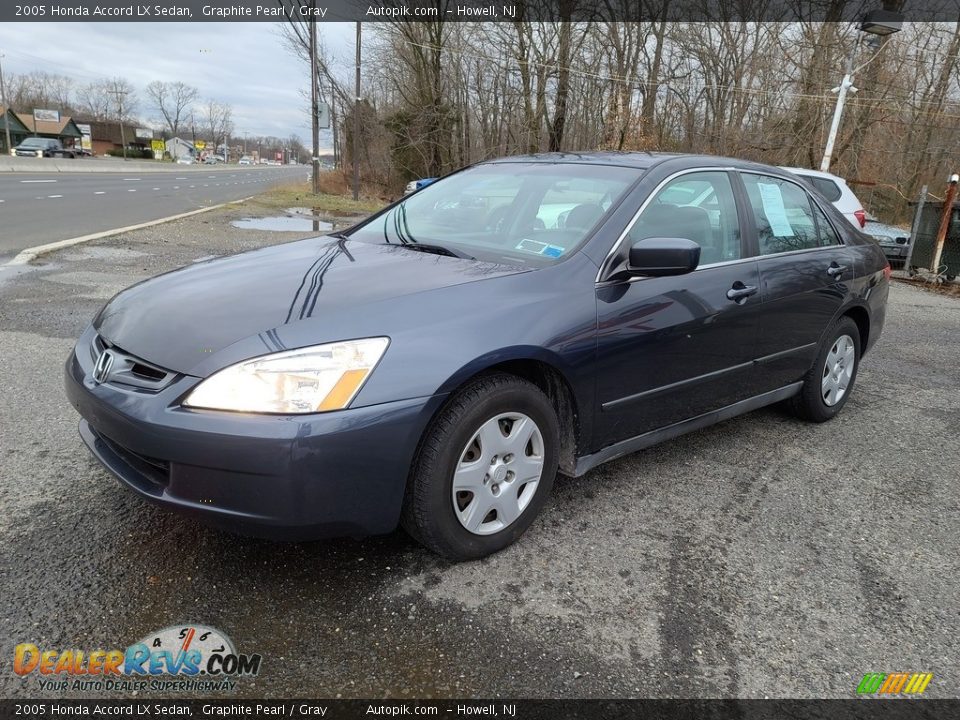 2005 Honda Accord LX Sedan Graphite Pearl / Gray Photo #7