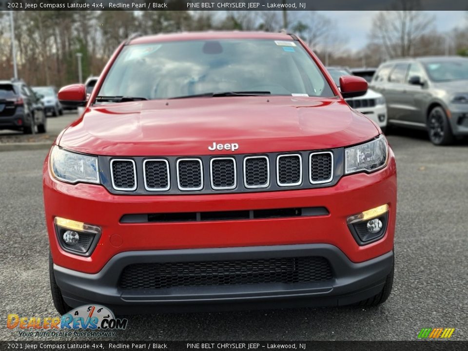 2021 Jeep Compass Latitude 4x4 Redline Pearl / Black Photo #3