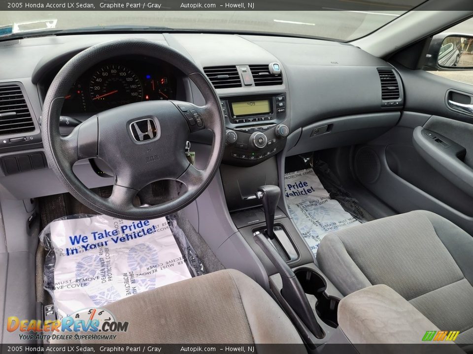 2005 Honda Accord LX Sedan Graphite Pearl / Gray Photo #10