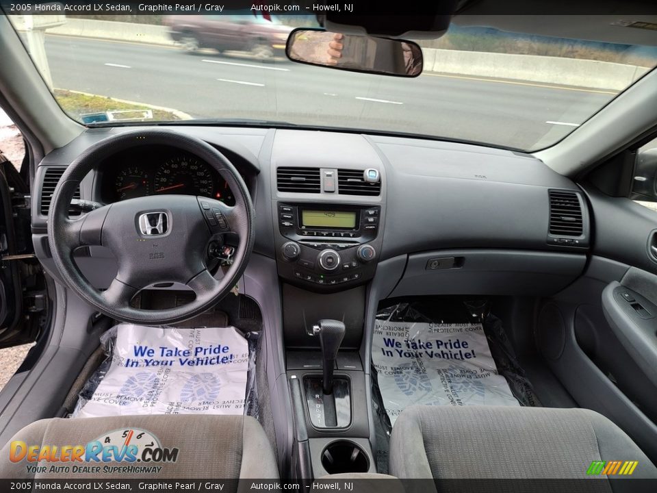 2005 Honda Accord LX Sedan Graphite Pearl / Gray Photo #11