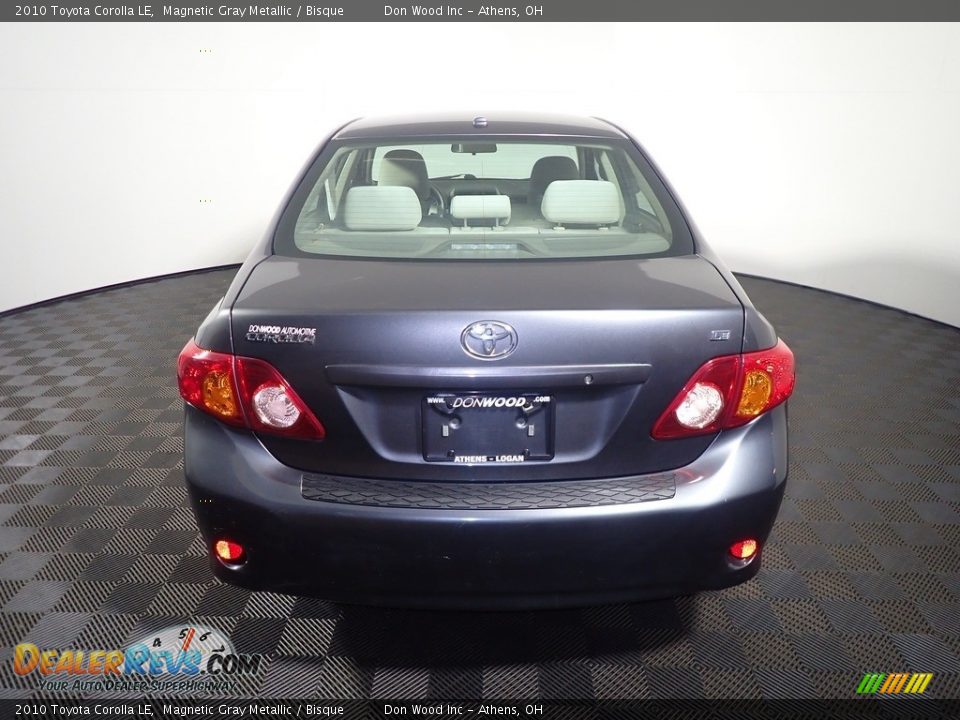 2010 Toyota Corolla LE Magnetic Gray Metallic / Bisque Photo #12