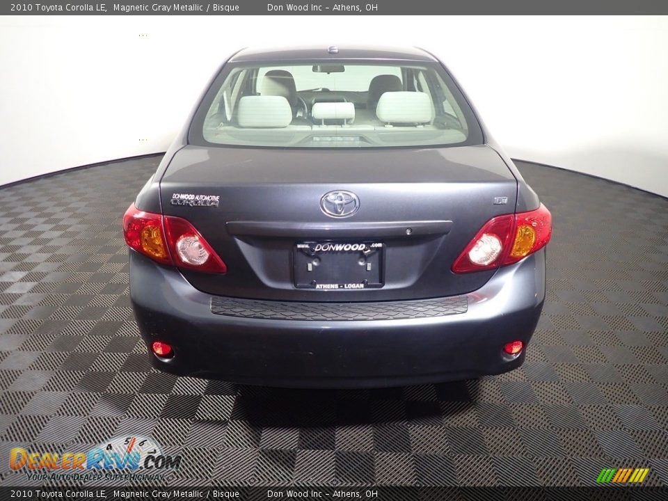 2010 Toyota Corolla LE Magnetic Gray Metallic / Bisque Photo #13