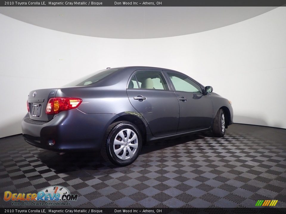 2010 Toyota Corolla LE Magnetic Gray Metallic / Bisque Photo #16