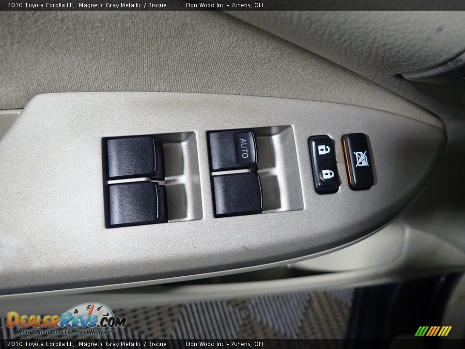 2010 Toyota Corolla LE Magnetic Gray Metallic / Bisque Photo #21