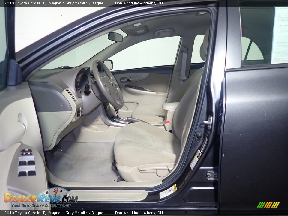 2010 Toyota Corolla LE Magnetic Gray Metallic / Bisque Photo #22