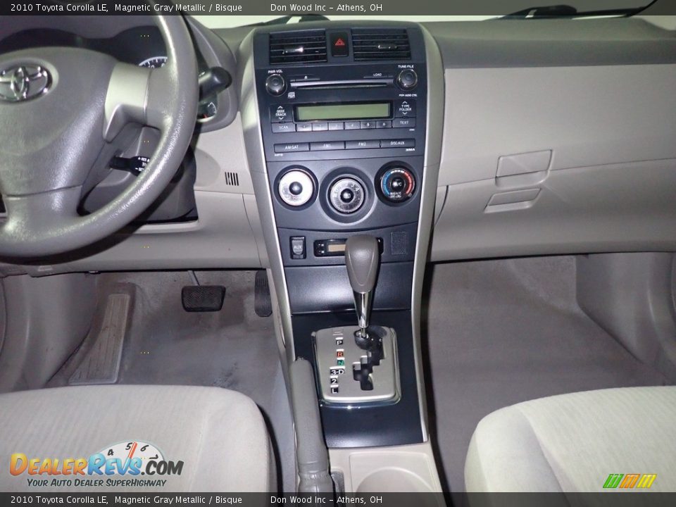 2010 Toyota Corolla LE Magnetic Gray Metallic / Bisque Photo #25