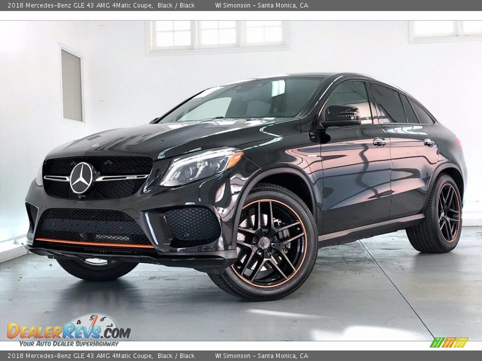 2018 Mercedes-Benz GLE 43 AMG 4Matic Coupe Black / Black Photo #12