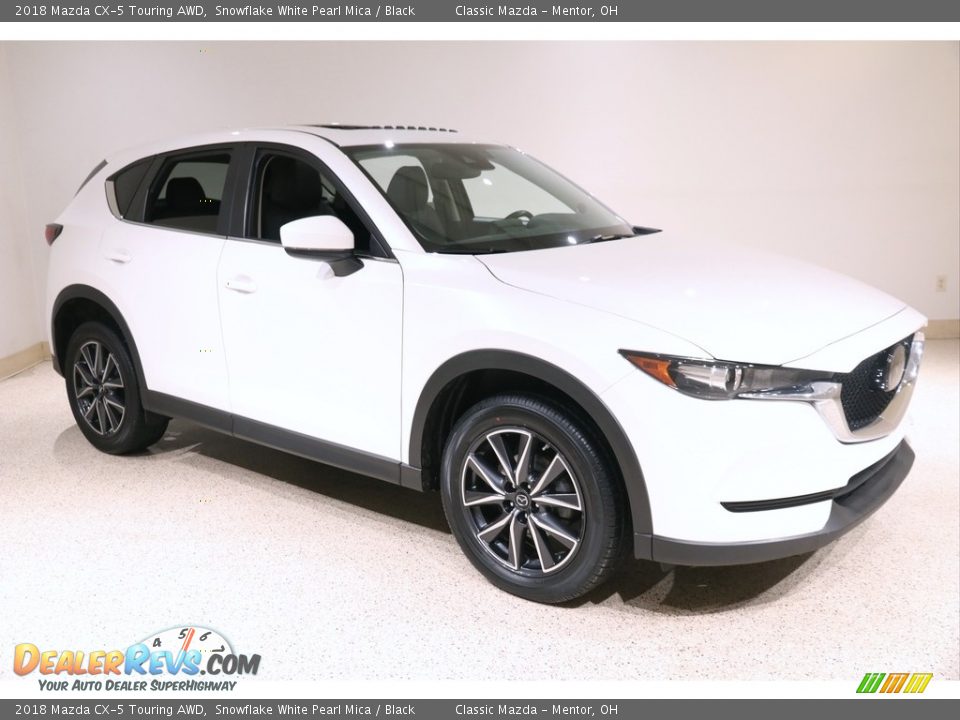 2018 Mazda CX-5 Touring AWD Snowflake White Pearl Mica / Black Photo #1