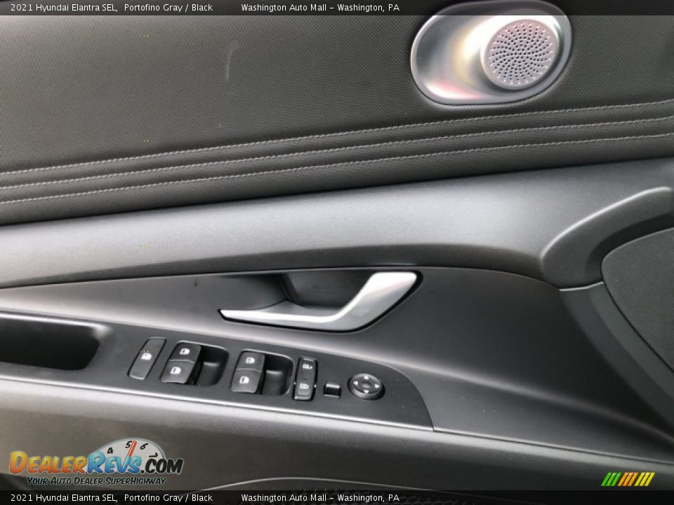2021 Hyundai Elantra SEL Portofino Gray / Black Photo #14