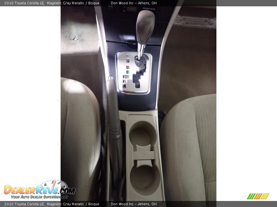 2010 Toyota Corolla LE Magnetic Gray Metallic / Bisque Photo #30