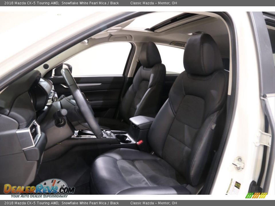 2018 Mazda CX-5 Touring AWD Snowflake White Pearl Mica / Black Photo #5