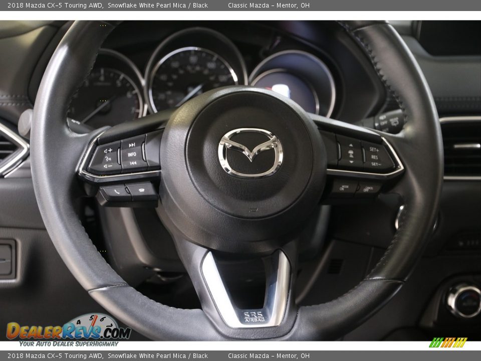 2018 Mazda CX-5 Touring AWD Snowflake White Pearl Mica / Black Photo #7