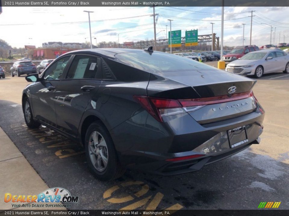 2021 Hyundai Elantra SE Portofino Gray / Black Photo #3