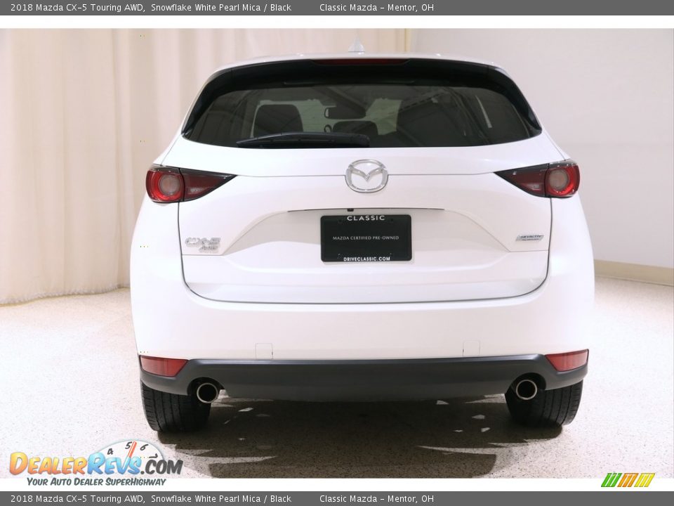 2018 Mazda CX-5 Touring AWD Snowflake White Pearl Mica / Black Photo #18