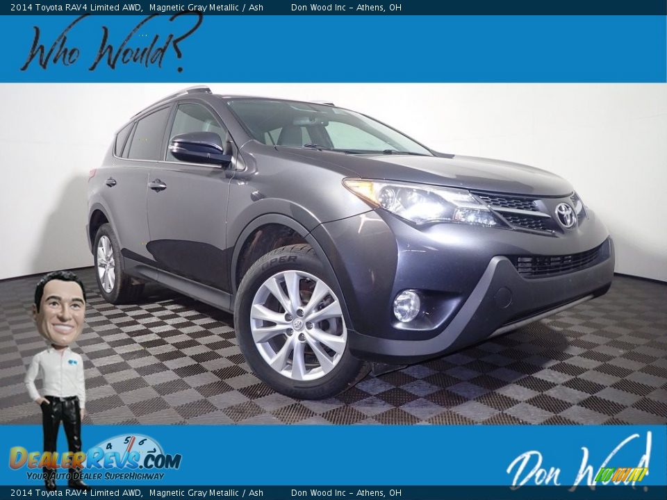 2014 Toyota RAV4 Limited AWD Magnetic Gray Metallic / Ash Photo #1