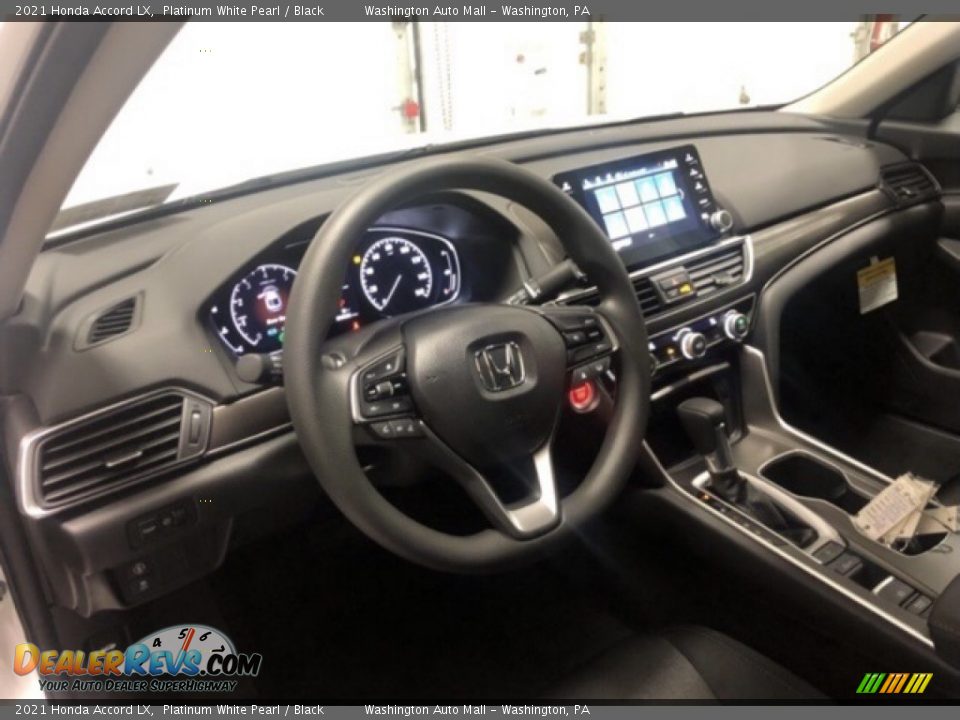 2021 Honda Accord LX Platinum White Pearl / Black Photo #5