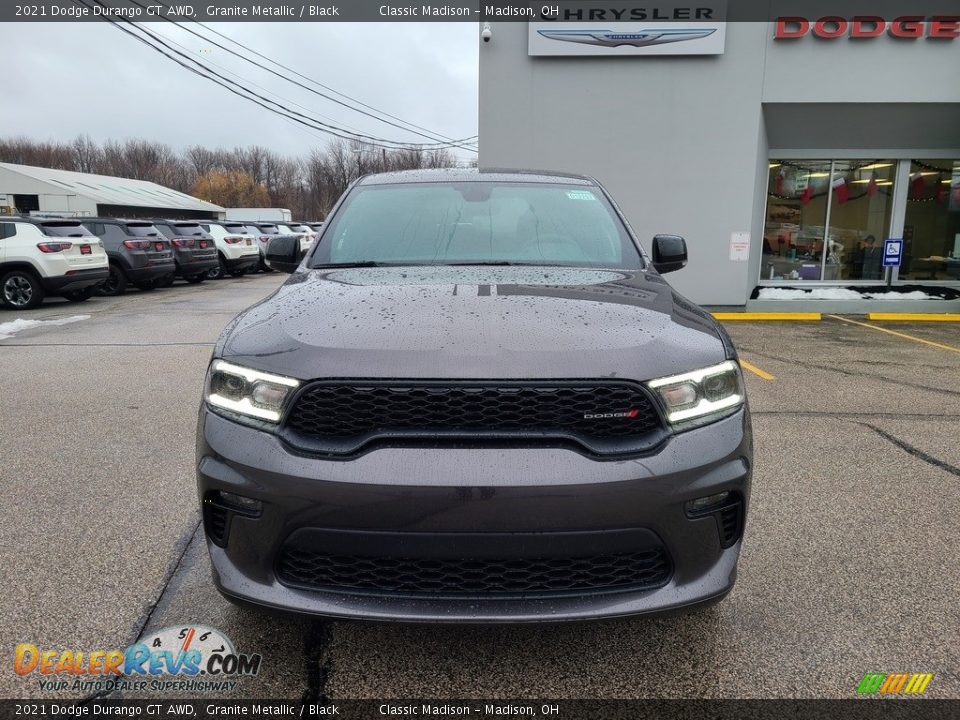 2021 Dodge Durango GT AWD Granite Metallic / Black Photo #7