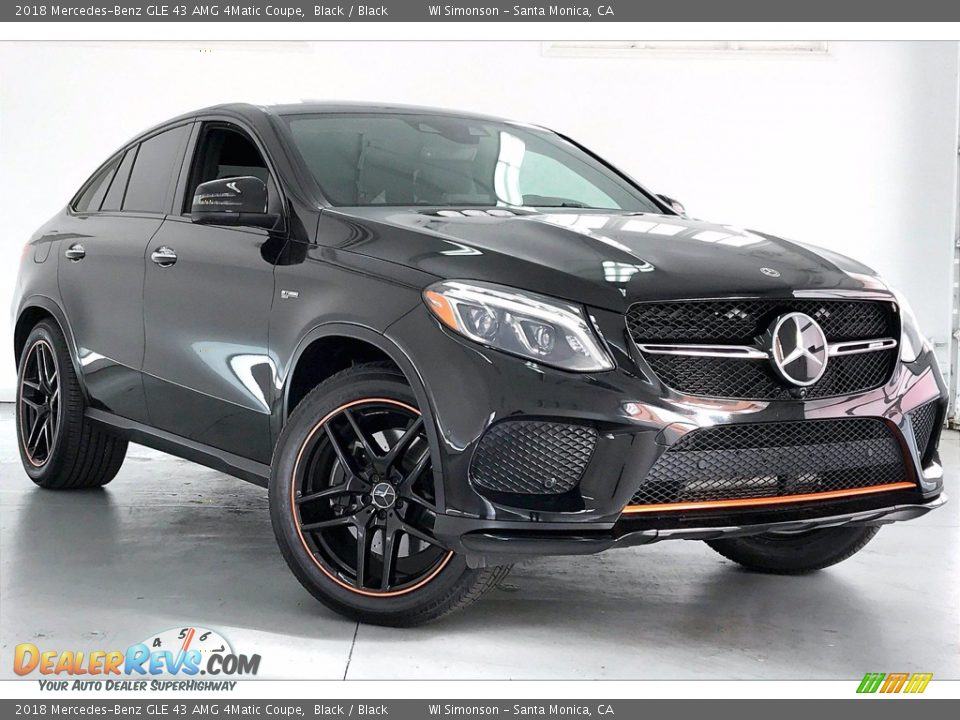 2018 Mercedes-Benz GLE 43 AMG 4Matic Coupe Black / Black Photo #34