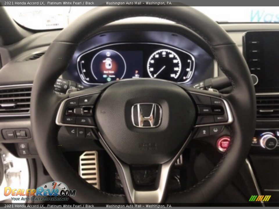 2021 Honda Accord LX Platinum White Pearl / Black Photo #9