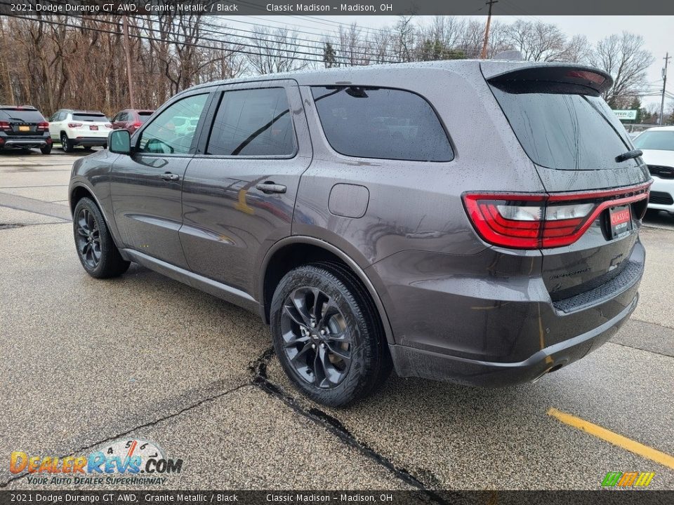 2021 Dodge Durango GT AWD Granite Metallic / Black Photo #9