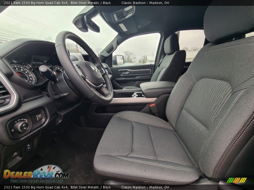 2021 Ram 1500 Big Horn Quad Cab 4x4 Billet Silver Metallic / Black Photo #2
