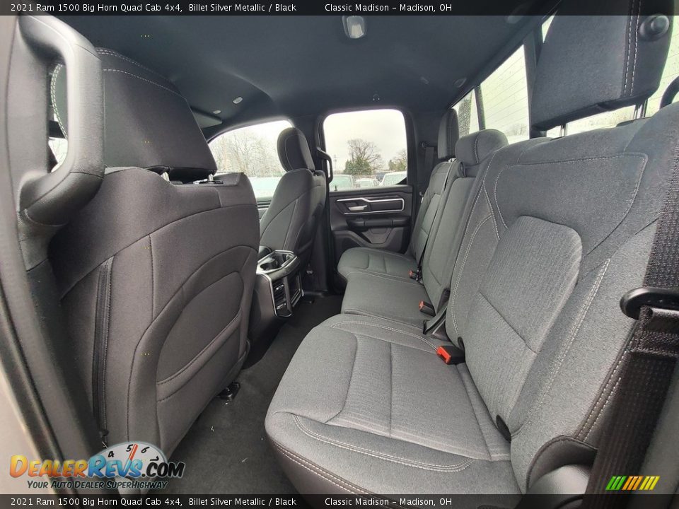 2021 Ram 1500 Big Horn Quad Cab 4x4 Billet Silver Metallic / Black Photo #3