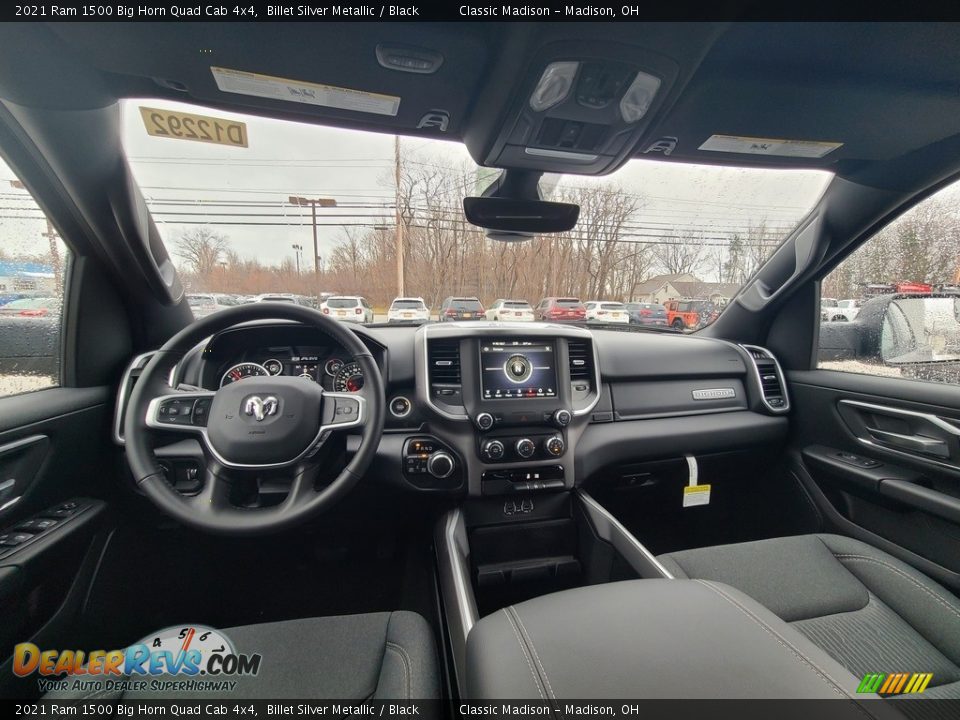 2021 Ram 1500 Big Horn Quad Cab 4x4 Billet Silver Metallic / Black Photo #4