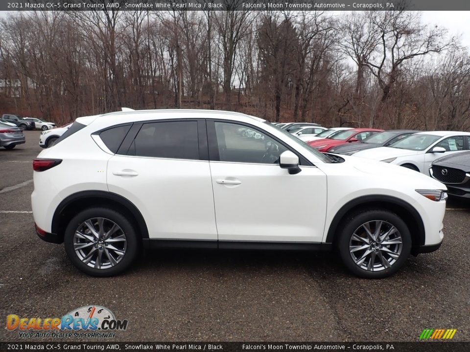 2021 Mazda CX-5 Grand Touring AWD Snowflake White Pearl Mica / Black Photo #1