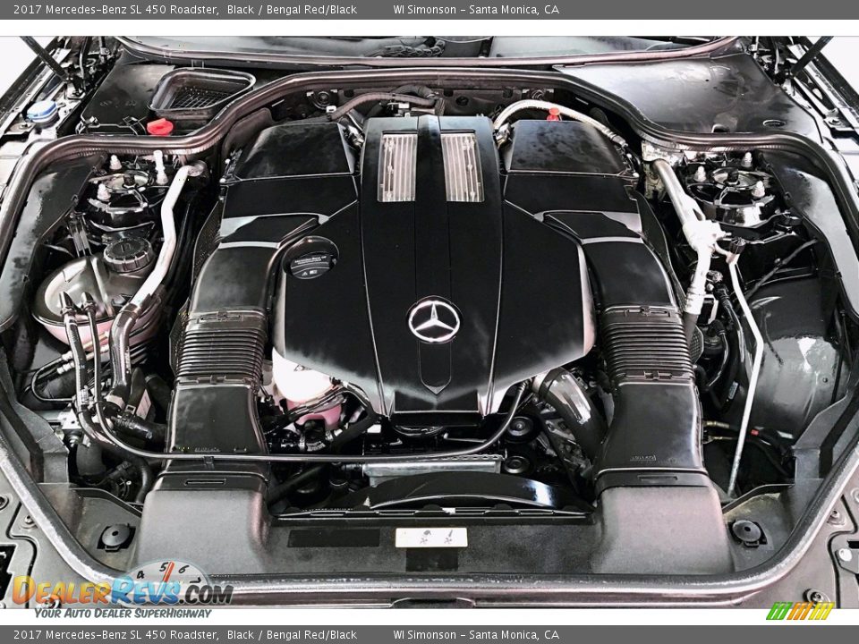 2017 Mercedes-Benz SL 450 Roadster 3.0 Liter DI biturbo DOHC 24-Valve VVT V6 Engine Photo #8