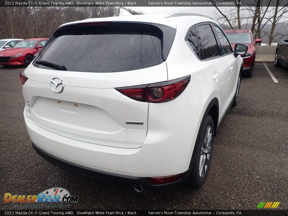 2021 Mazda CX-5 Grand Touring AWD Snowflake White Pearl Mica / Black Photo #2