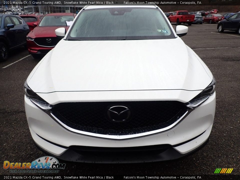 2021 Mazda CX-5 Grand Touring AWD Snowflake White Pearl Mica / Black Photo #4