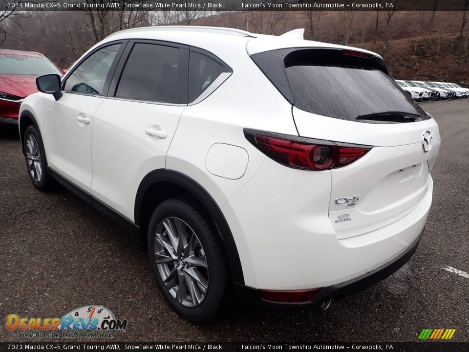 2021 Mazda CX-5 Grand Touring AWD Snowflake White Pearl Mica / Black Photo #6