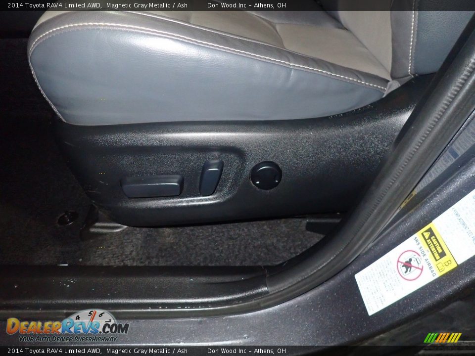 2014 Toyota RAV4 Limited AWD Magnetic Gray Metallic / Ash Photo #26