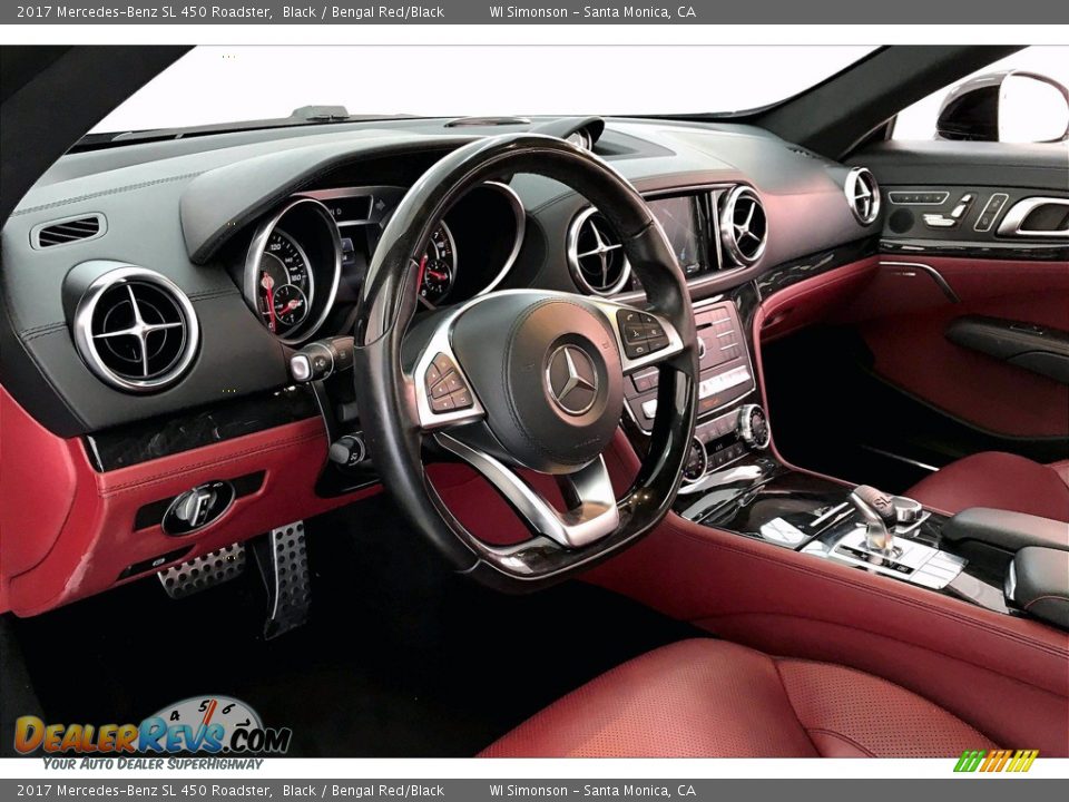 Dashboard of 2017 Mercedes-Benz SL 450 Roadster Photo #13