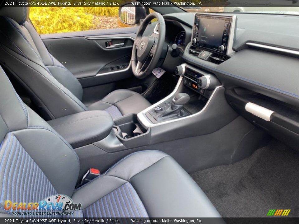 2021 Toyota RAV4 XSE AWD Hybrid Silver Sky Metallic / Black Photo #11