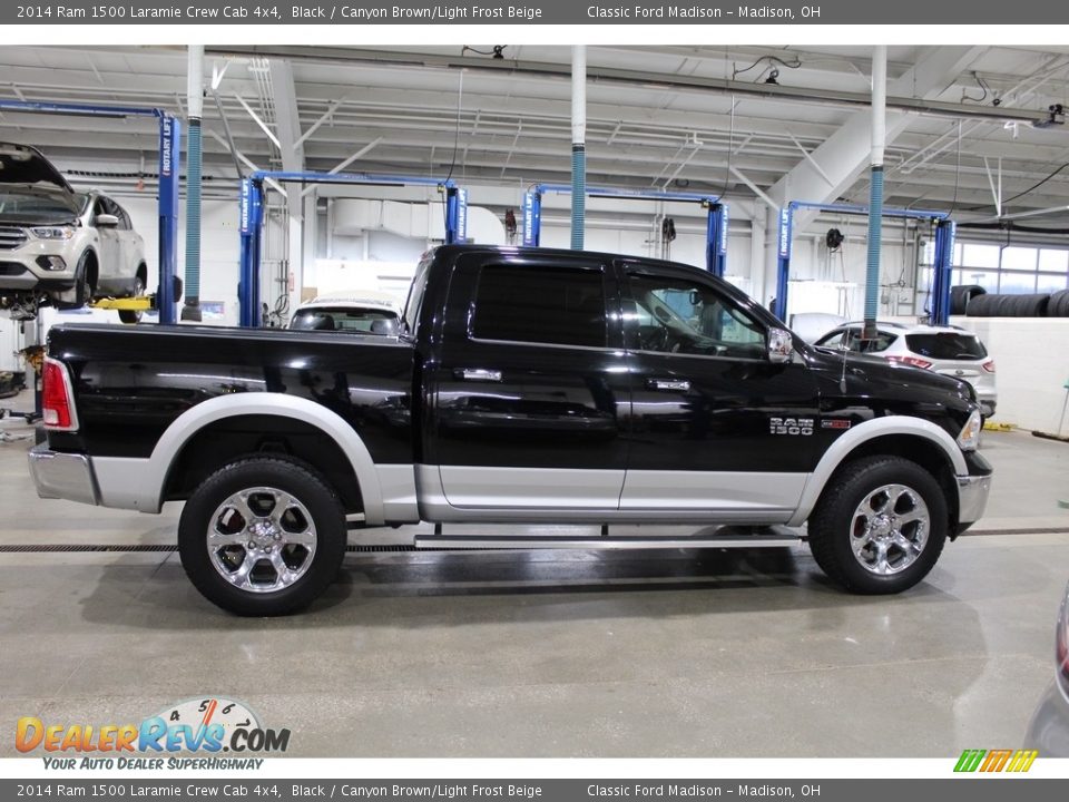 Black 2014 Ram 1500 Laramie Crew Cab 4x4 Photo #7
