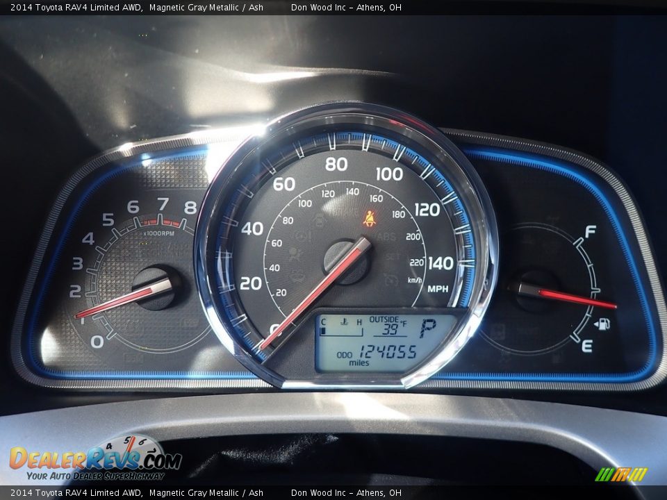 2014 Toyota RAV4 Limited AWD Magnetic Gray Metallic / Ash Photo #31