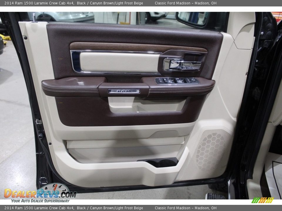 Door Panel of 2014 Ram 1500 Laramie Crew Cab 4x4 Photo #11